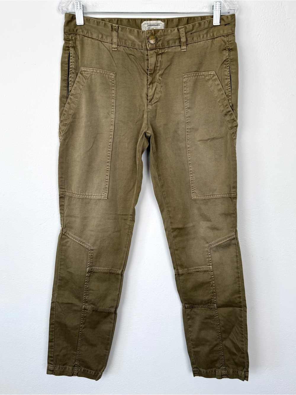 Current Elliott Size 27 Olive Green Commando Trouser Cargo Pants